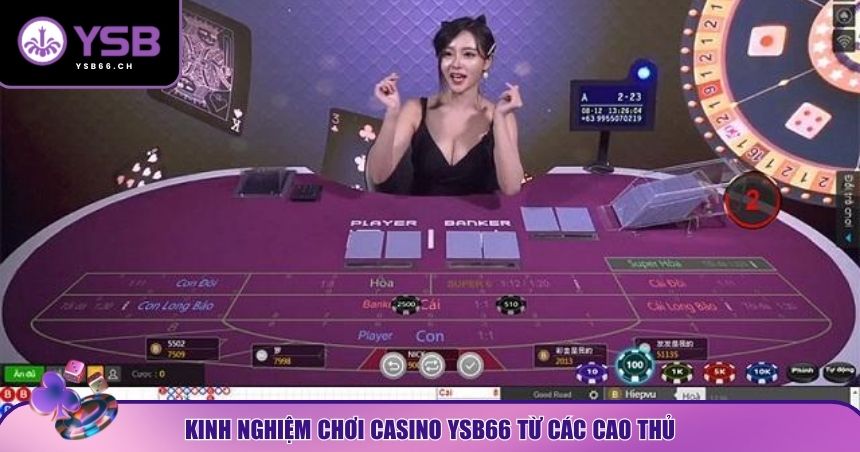 Mẹo chơi chinh phục sảnh game casino YSB66